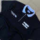 French Terry Quarter Zip Polo Crop  Visionaries Black SPADES