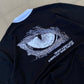 French Terry Quarter Zip Polo Crop  Visionaries Black SPADES