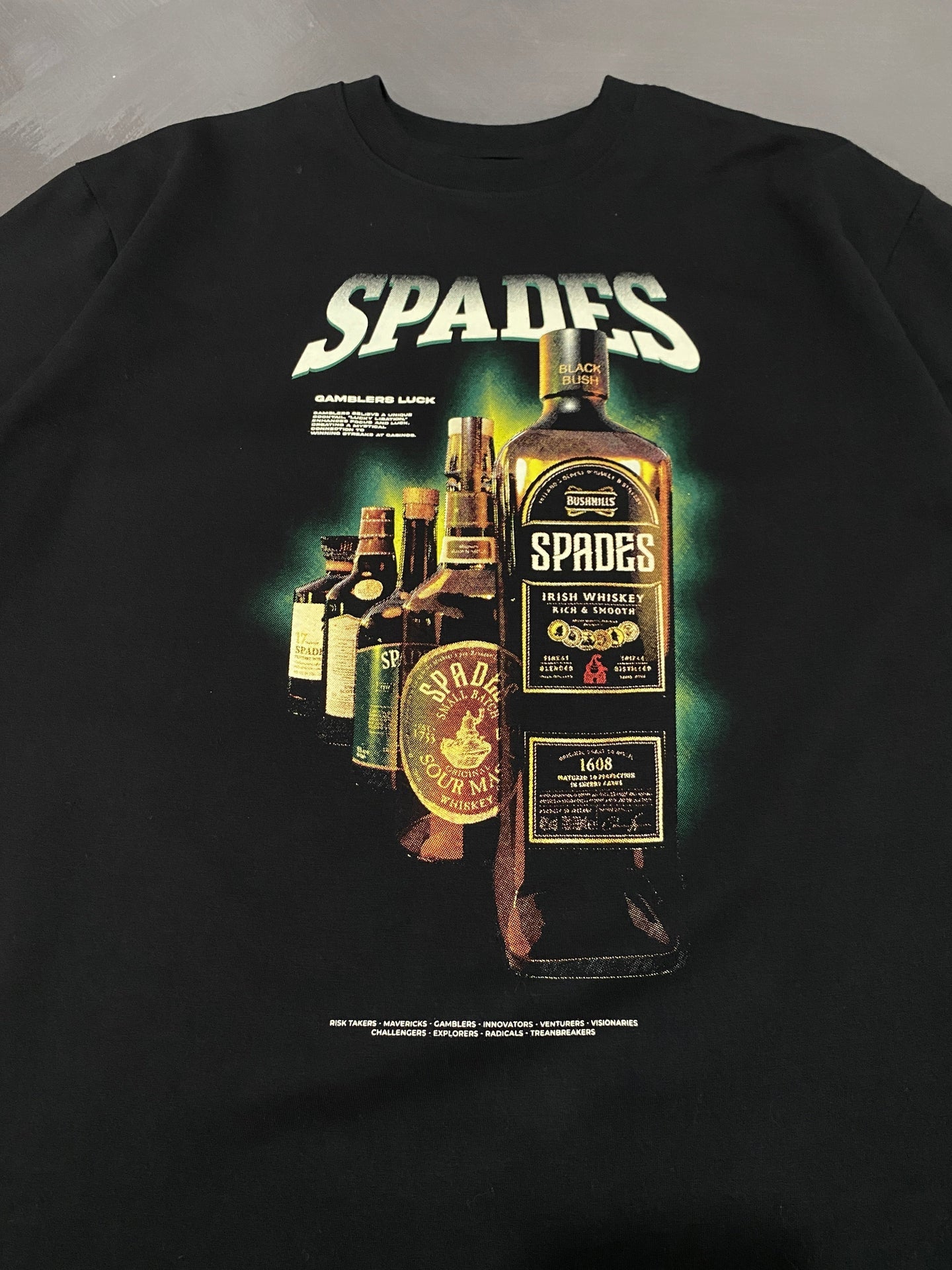 Spades Whiskey Black T-shirt SPADES