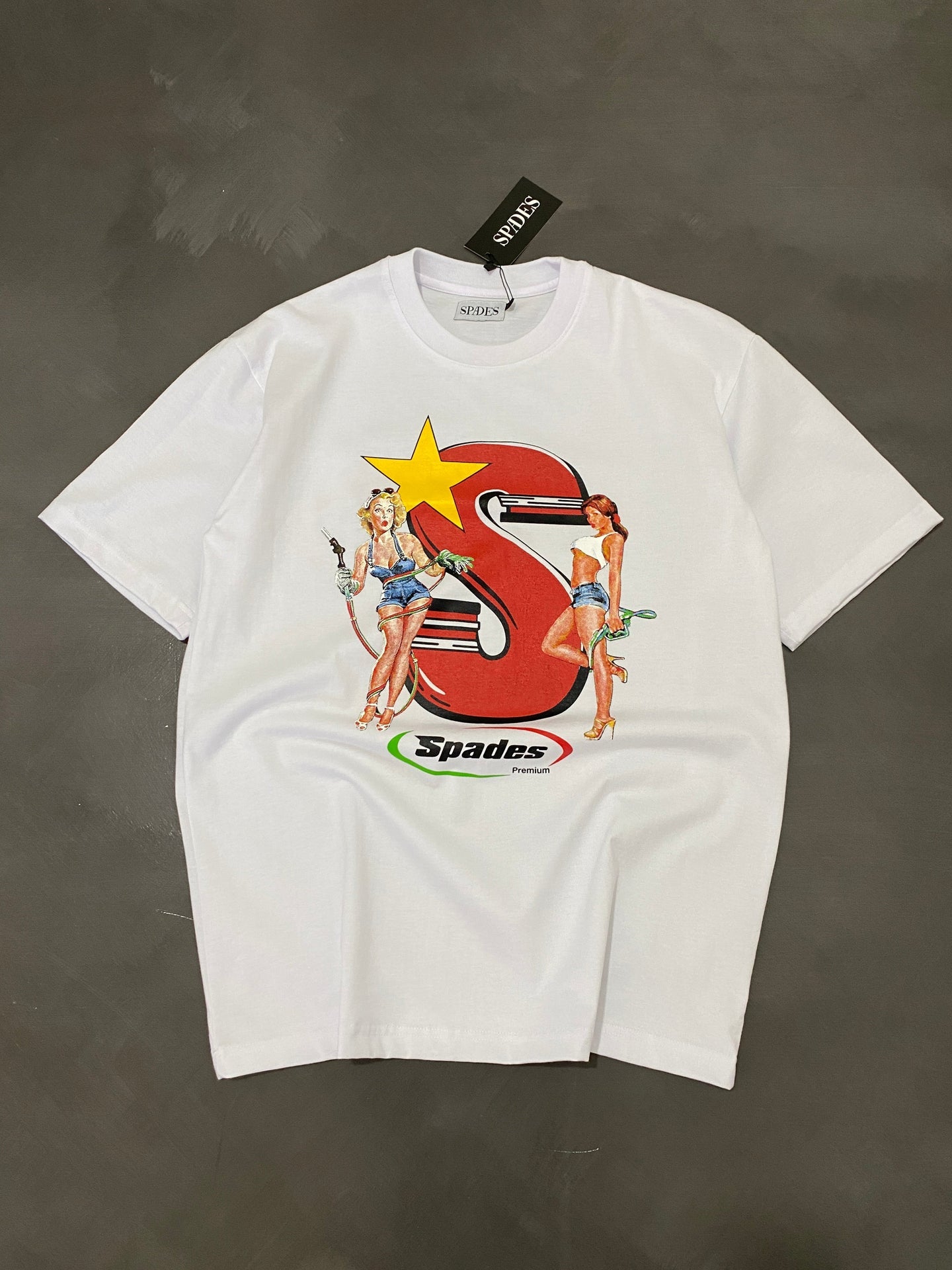 Spades Premium White T-shirt SPADES