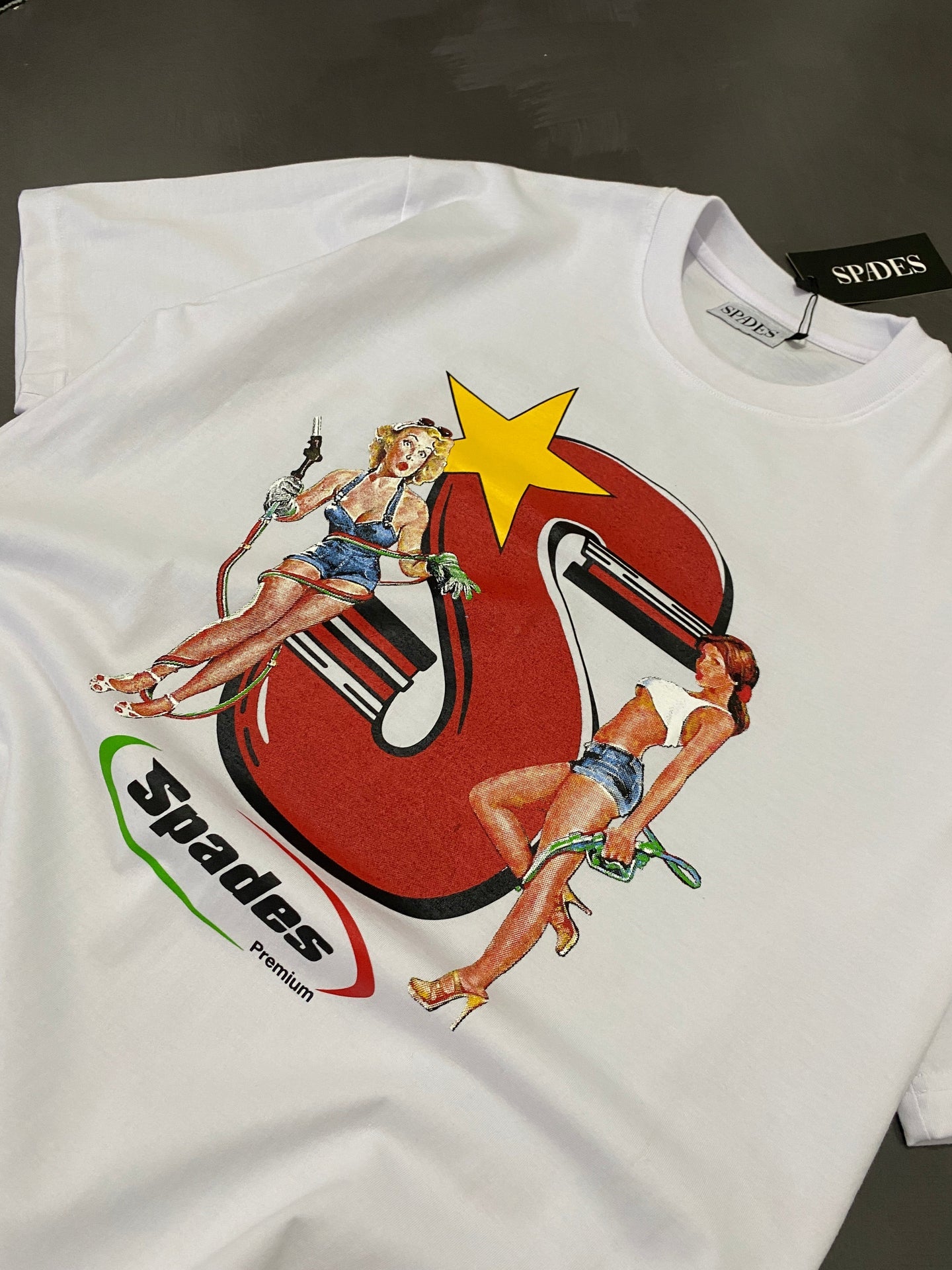 Spades Premium White T-shirt SPADES