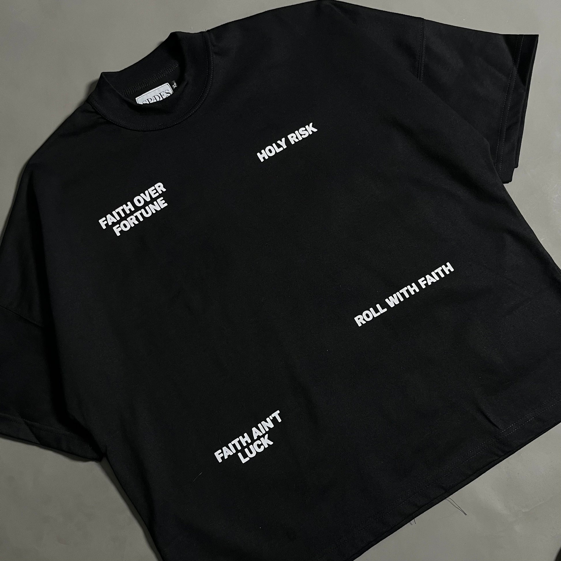 Spades Chrome Faith Boxy Crop Tee SPADES
