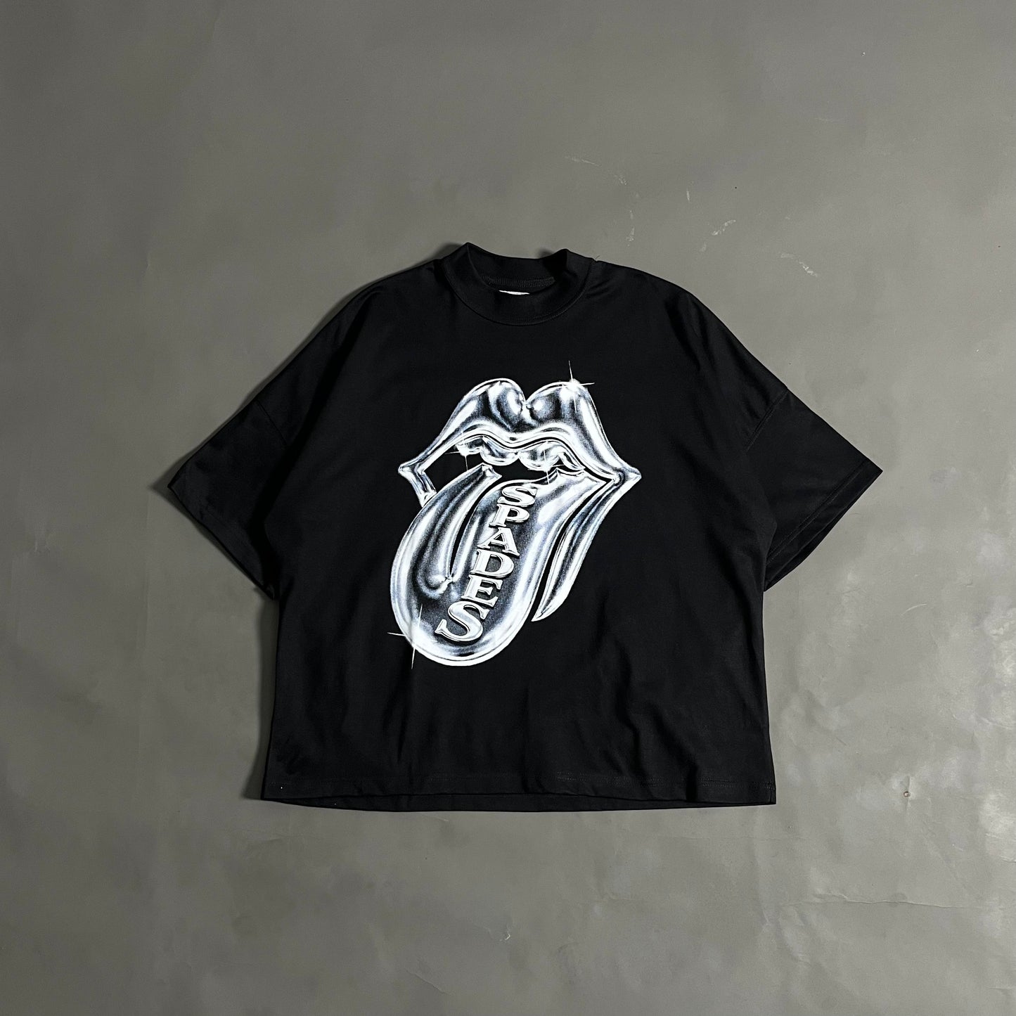 Spades Silver Tongue Boxy Crop Tee SPADES