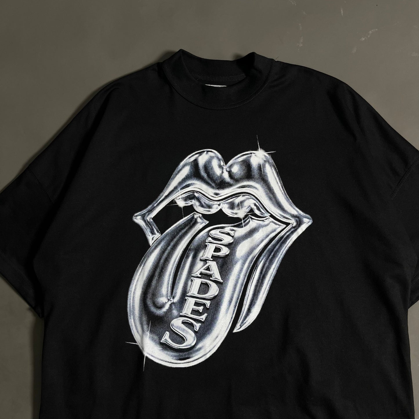 Spades Silver Tongue Boxy Crop Tee SPADES