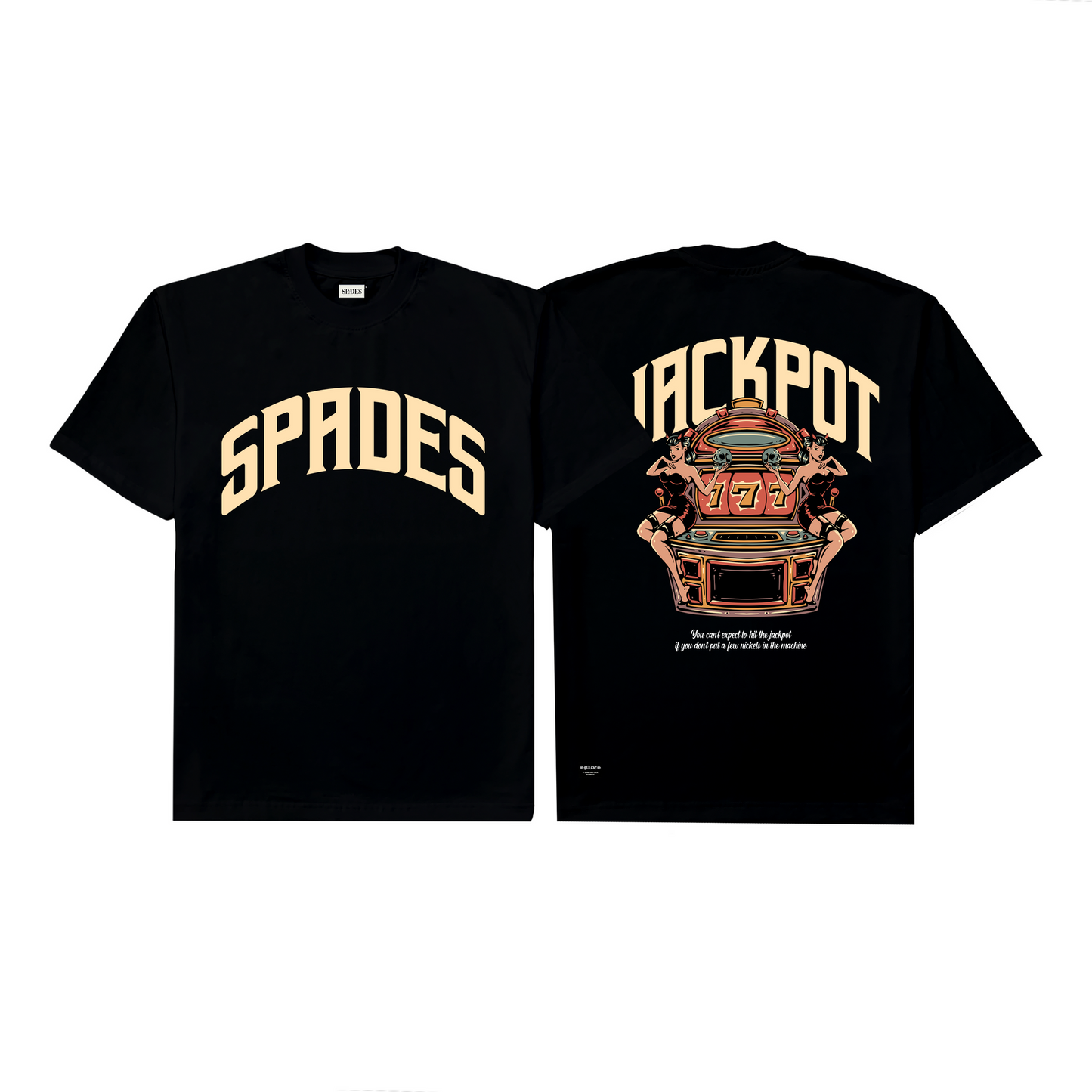 Spades Jackpot Black T-shirt SPADES