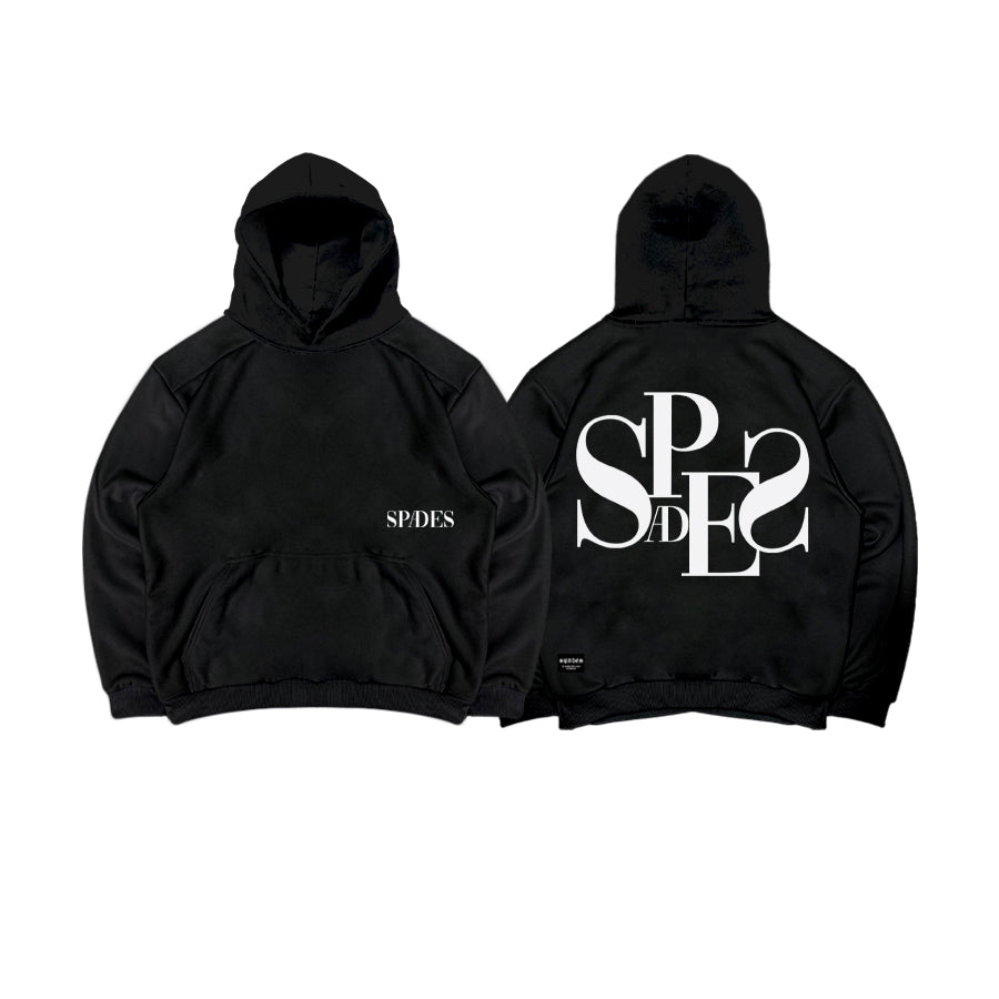 Spades Monochrome Majesty French Terry Hoodie black SPADES