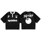 Lion's Gaze Boxy Crop Jersey Polo SPADES