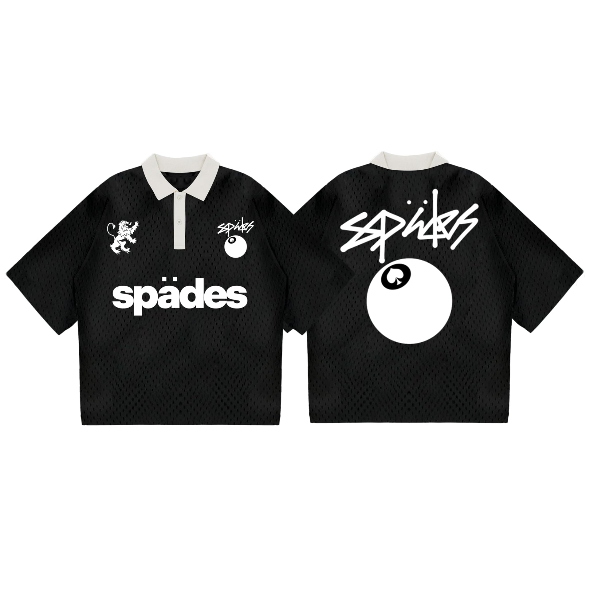 Lion's Gaze Boxy Crop Jersey Polo SPADES