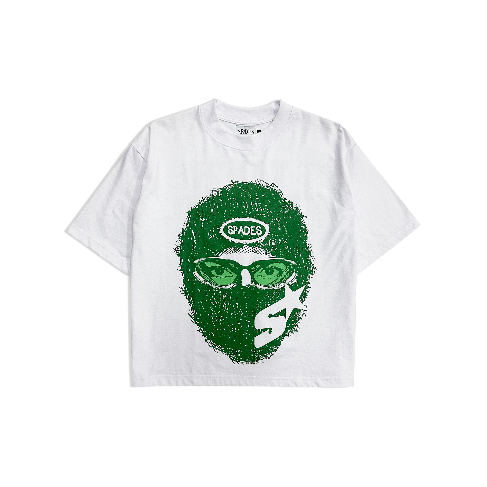 Mad Hustler Boxy Crop Tee SPADES