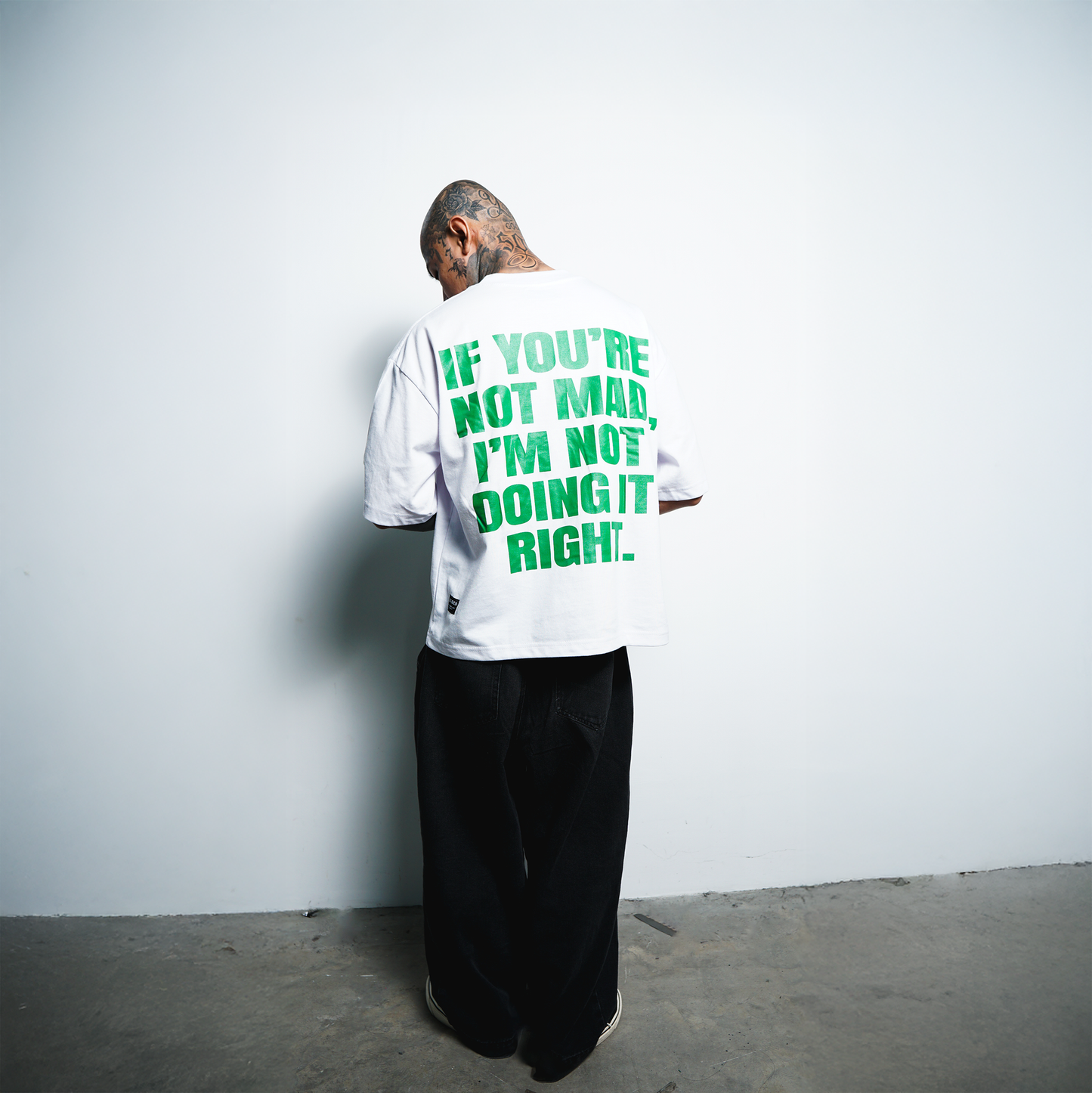 Mad Hustler Boxy Crop Tee SPADES
