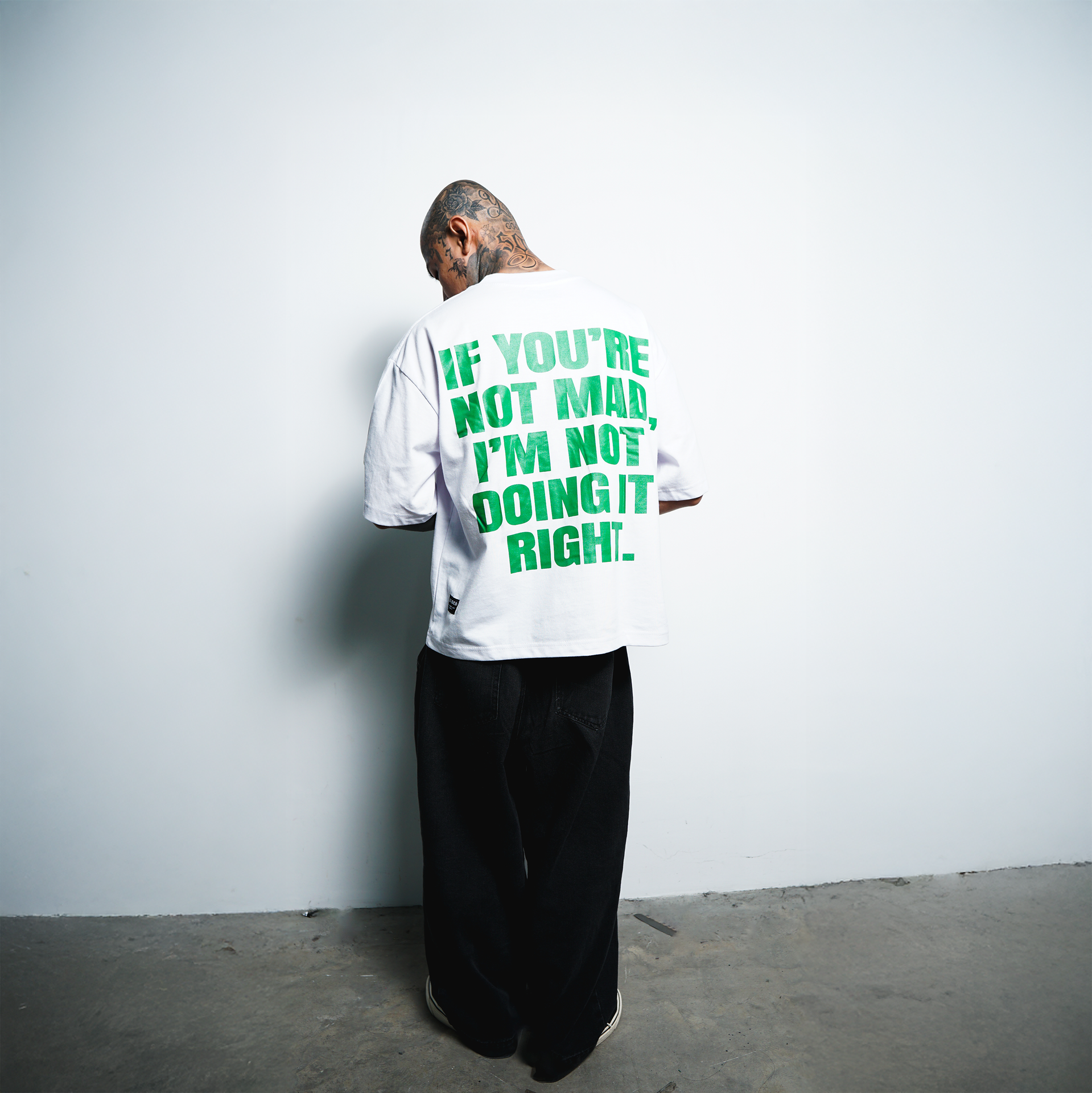 Mad Hustler Boxy Crop Tee SPADES