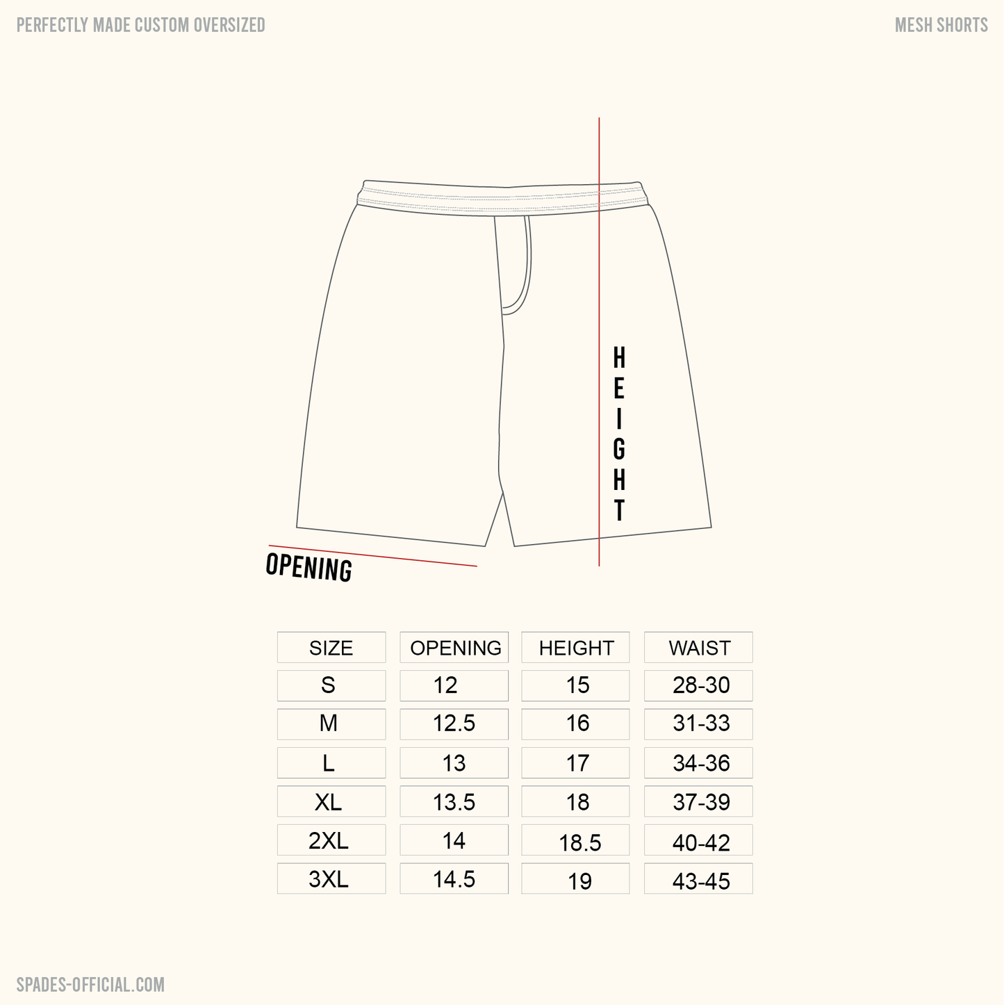 Spades Bound Mesh Shorts  Fade Red latest fashion SPADES