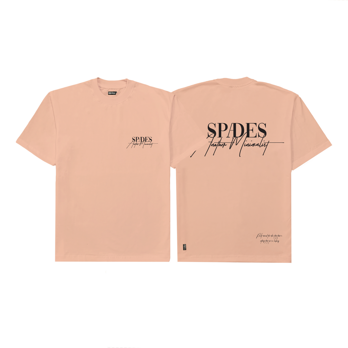 Spades Another Minimalist Tee Peach T-shirt SPADES