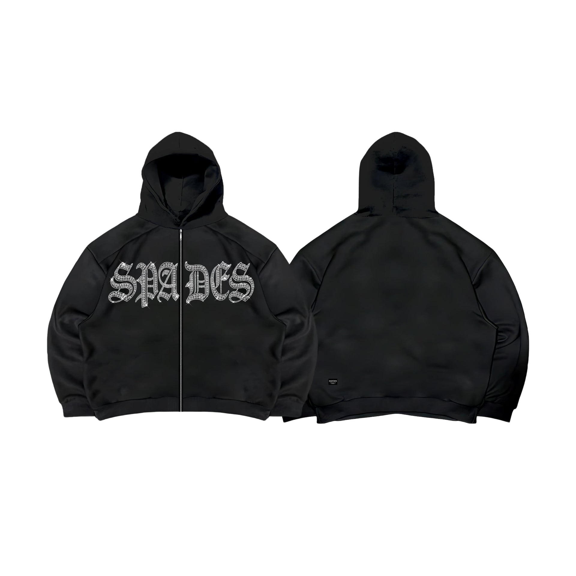 Spades Glitter Throne Boxy Hoodie SPADES