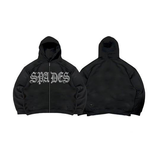 Spades Glitter Throne Boxy Hoodie SPADES