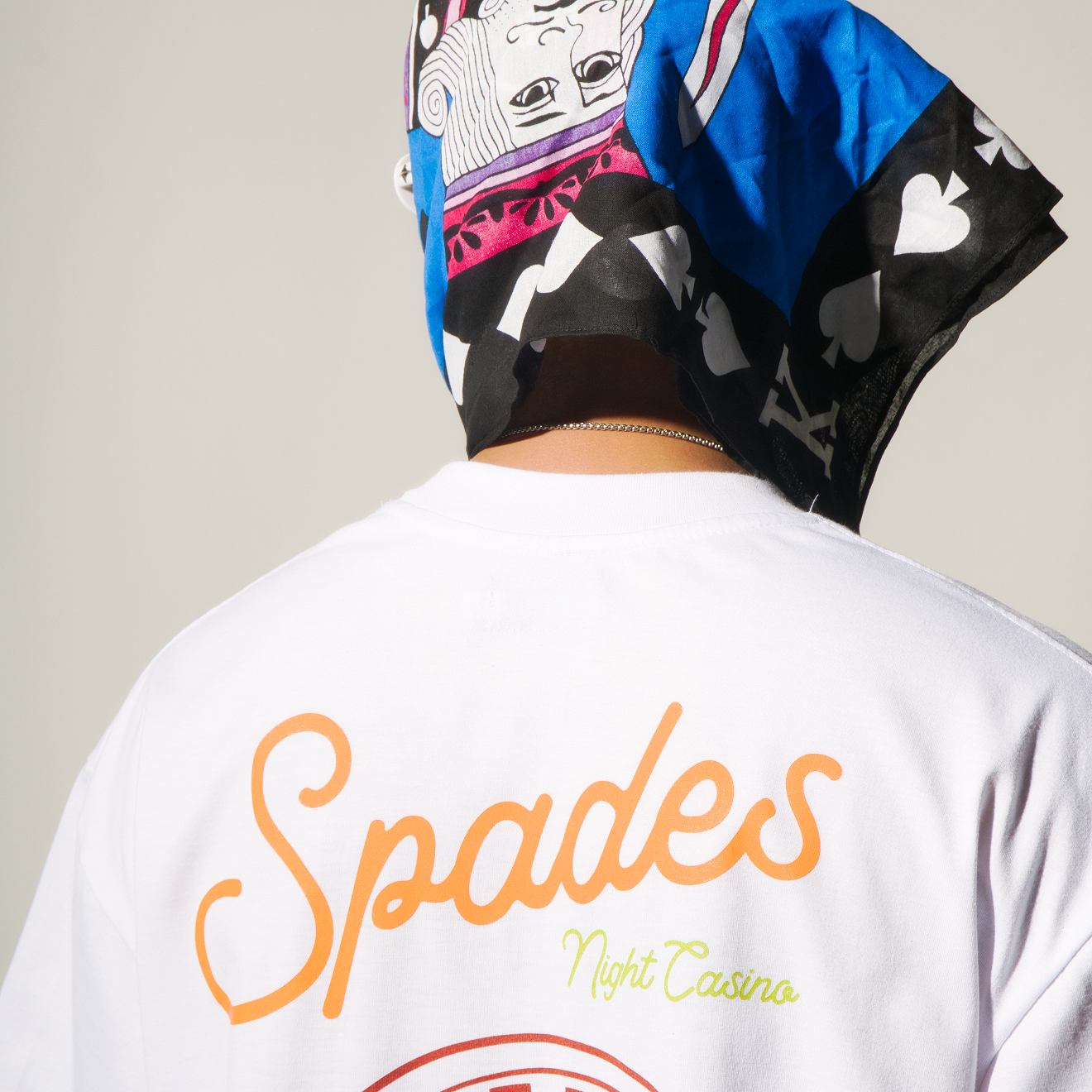 Spades Night Casino White T-shirt SPADES