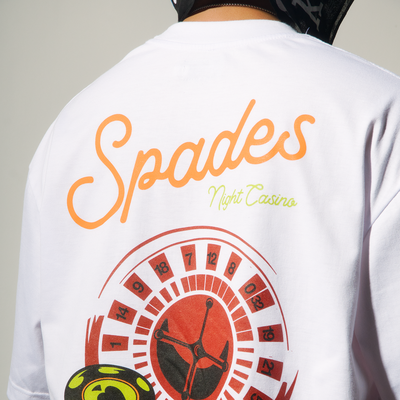 Spades Night Casino White T-shirt SPADES