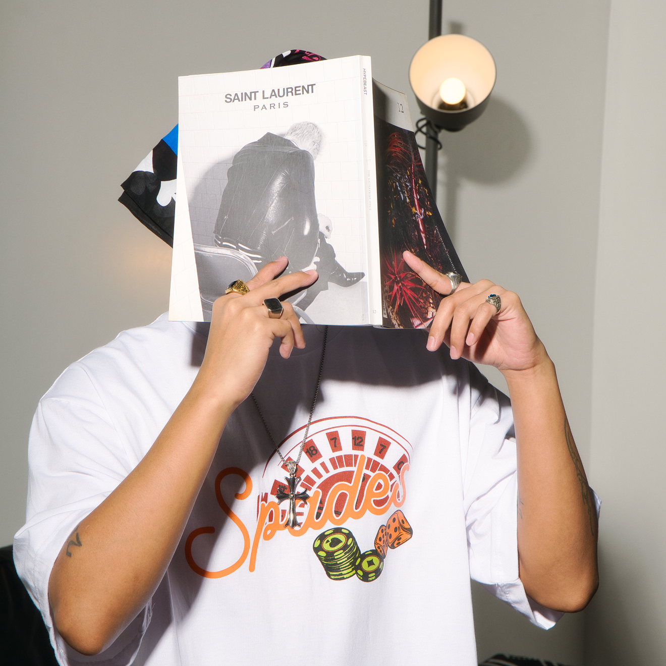 Spades Night Casino White T-shirt SPADES