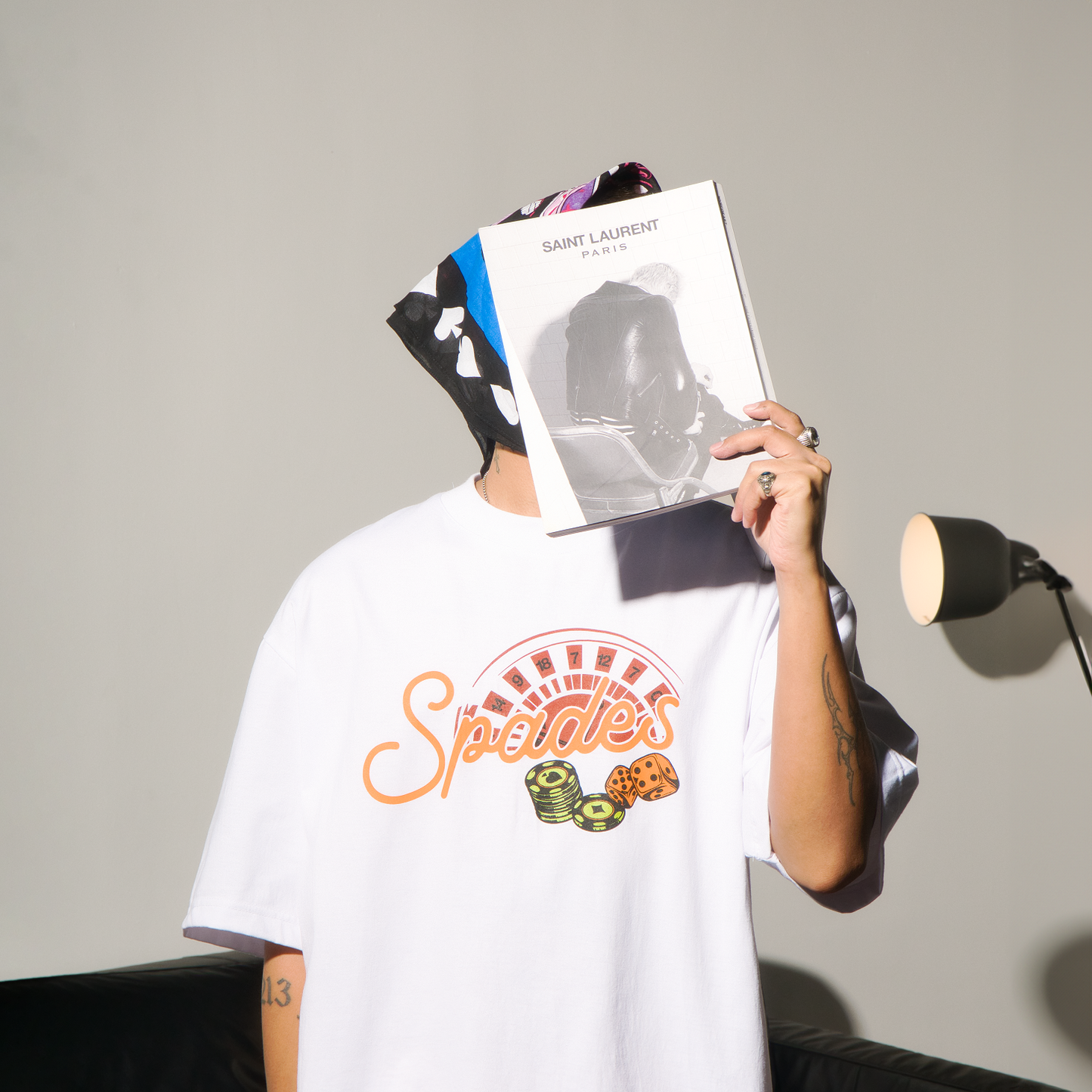Spades Night Casino White T-shirt SPADES