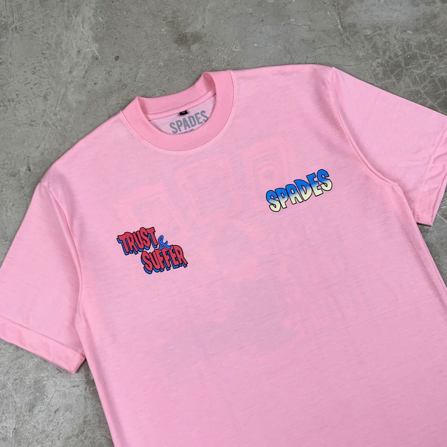 Spades Trust and Suffer Baby Pink SPADES
