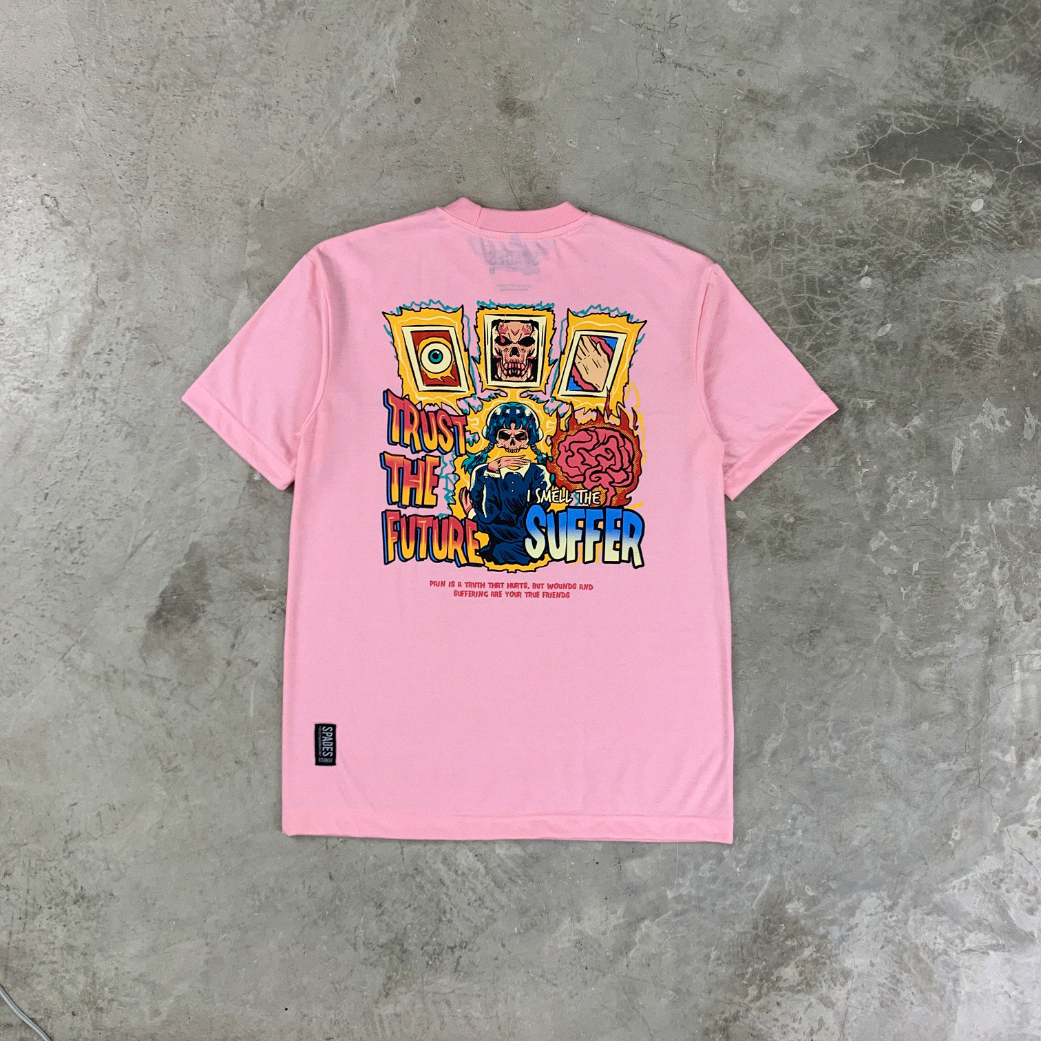 Spades Trust and Suffer Baby Pink SPADES