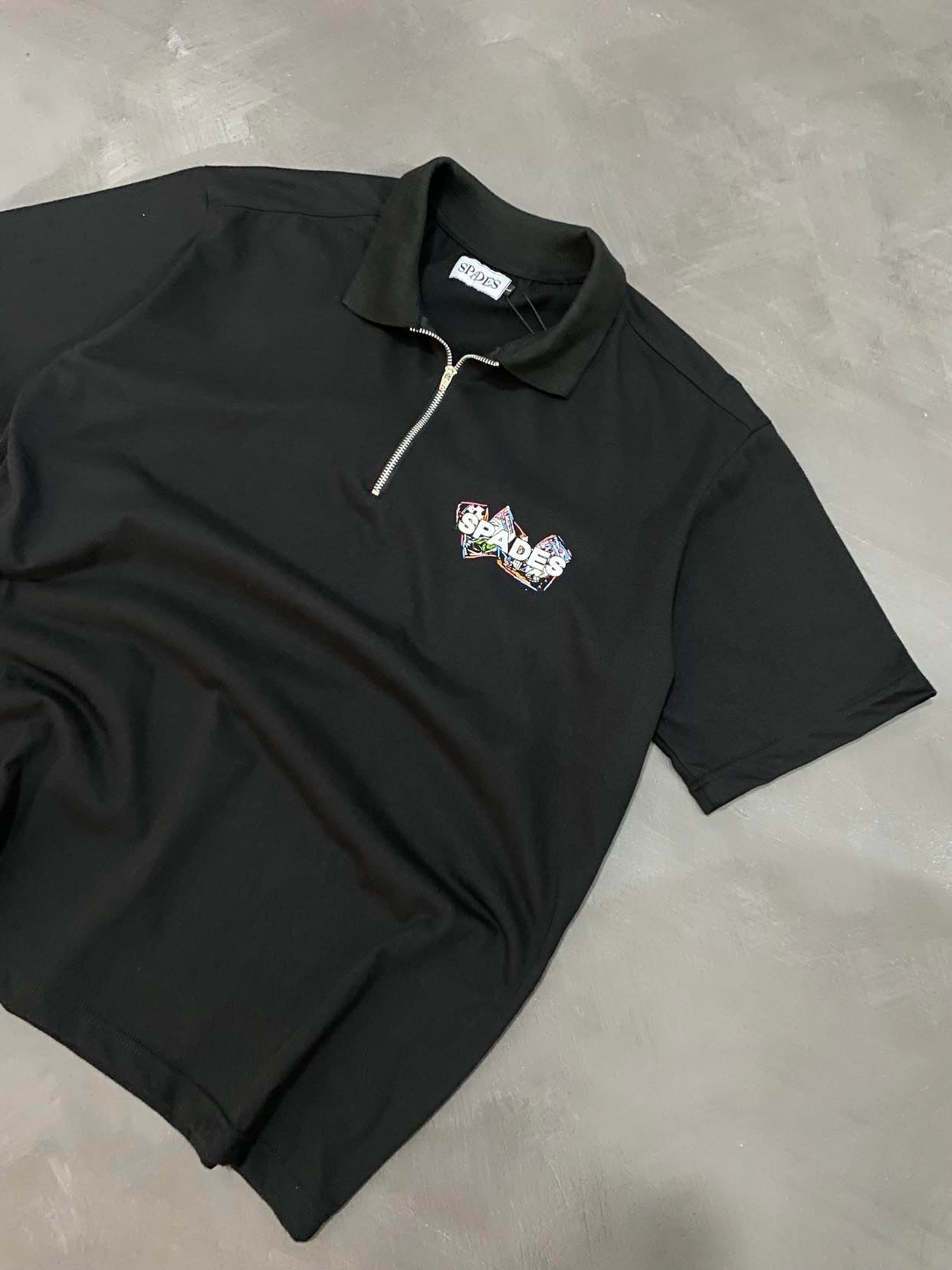 Spades Quarter Zip Polo Gamblers Paradise SPADES
