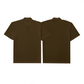 Corduroy  Quarter Zip Polo Shirt Choco Brown SPADES