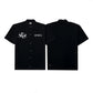 Spades Monochrome Majesty Full Button Polo Crop Black SPADES