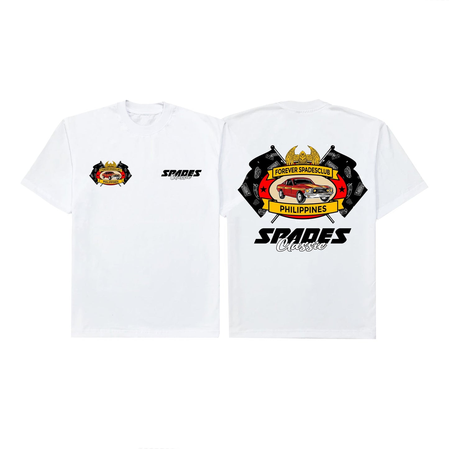 Forever Spades Club  White T-shirt SPADES