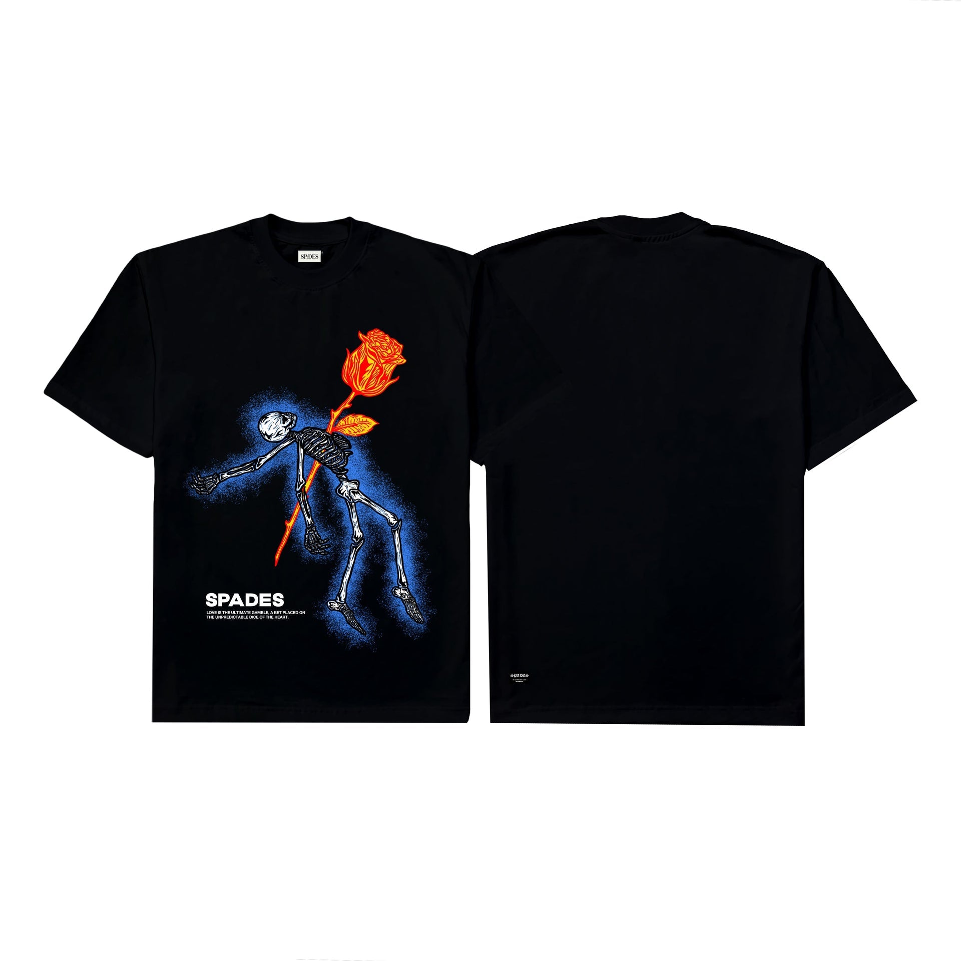 Spades Blossom of the Night Boxy Tee Black SPADES