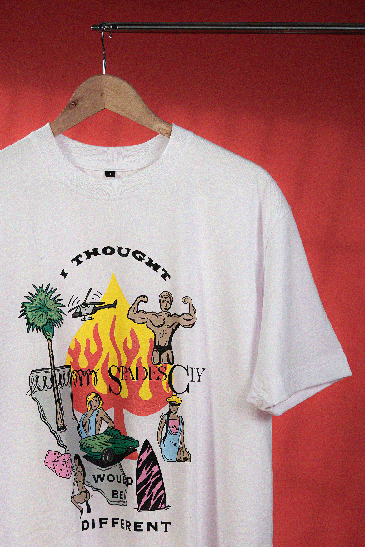 Spades - Spades City White in Box Tee SPADES