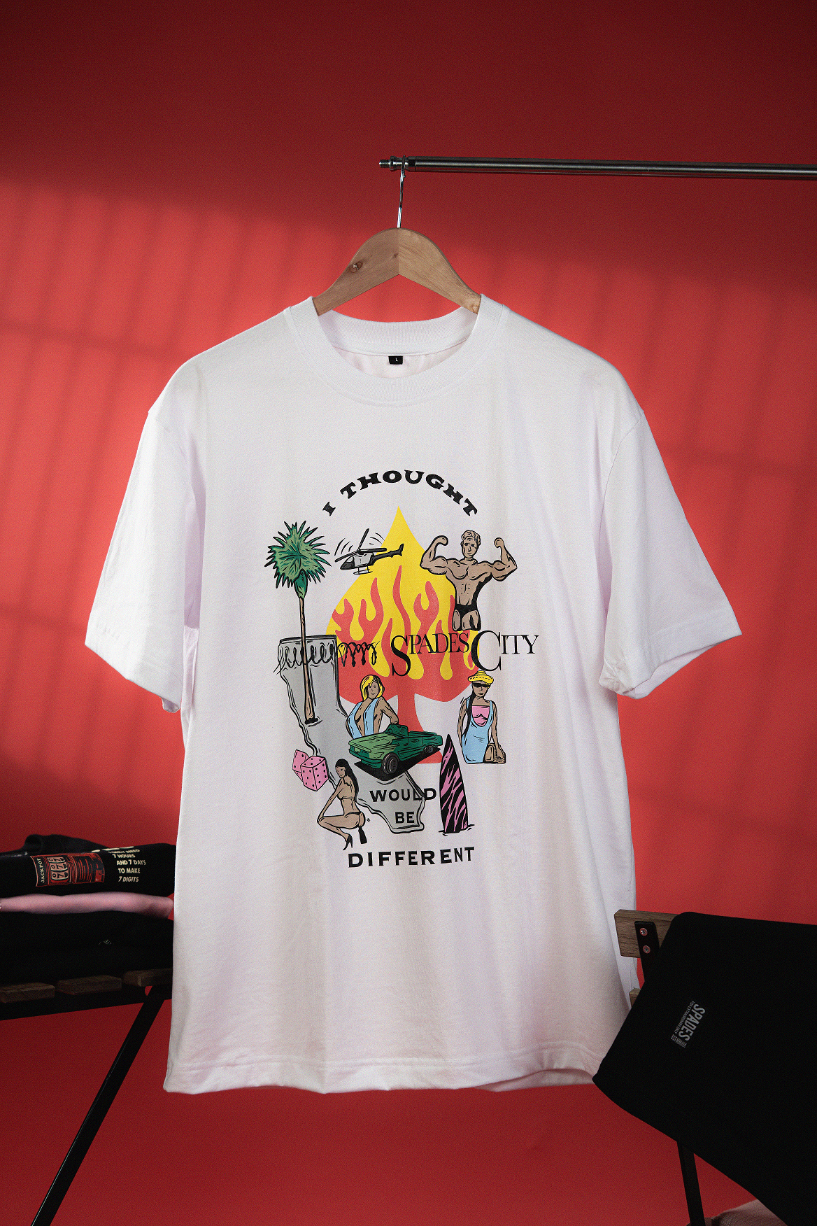 Spades - Spades City White in Box Tee SPADES