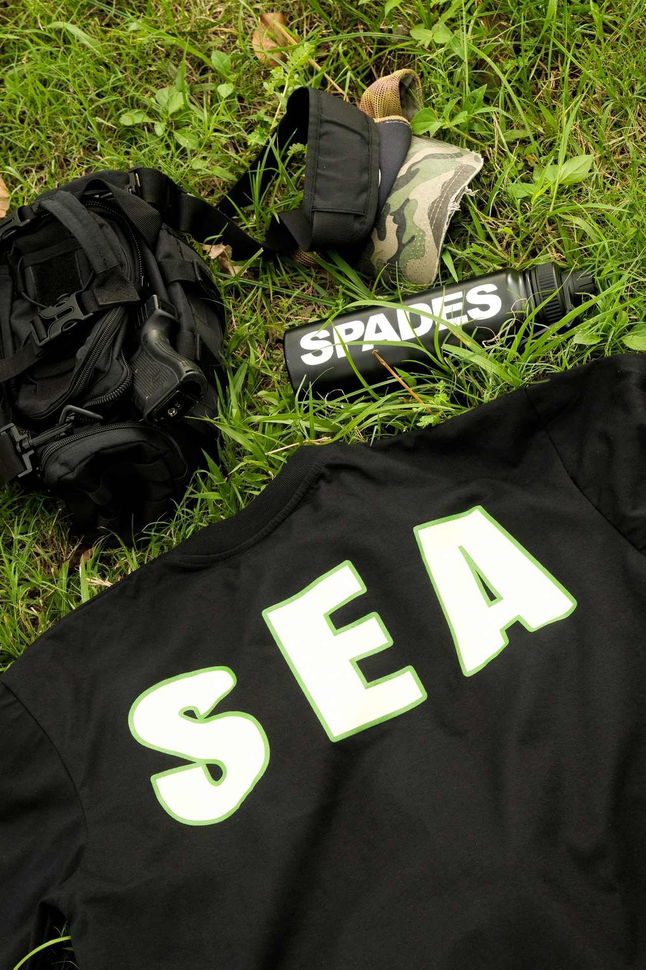 Spades Enforcement Association Black T-shirt SPADES