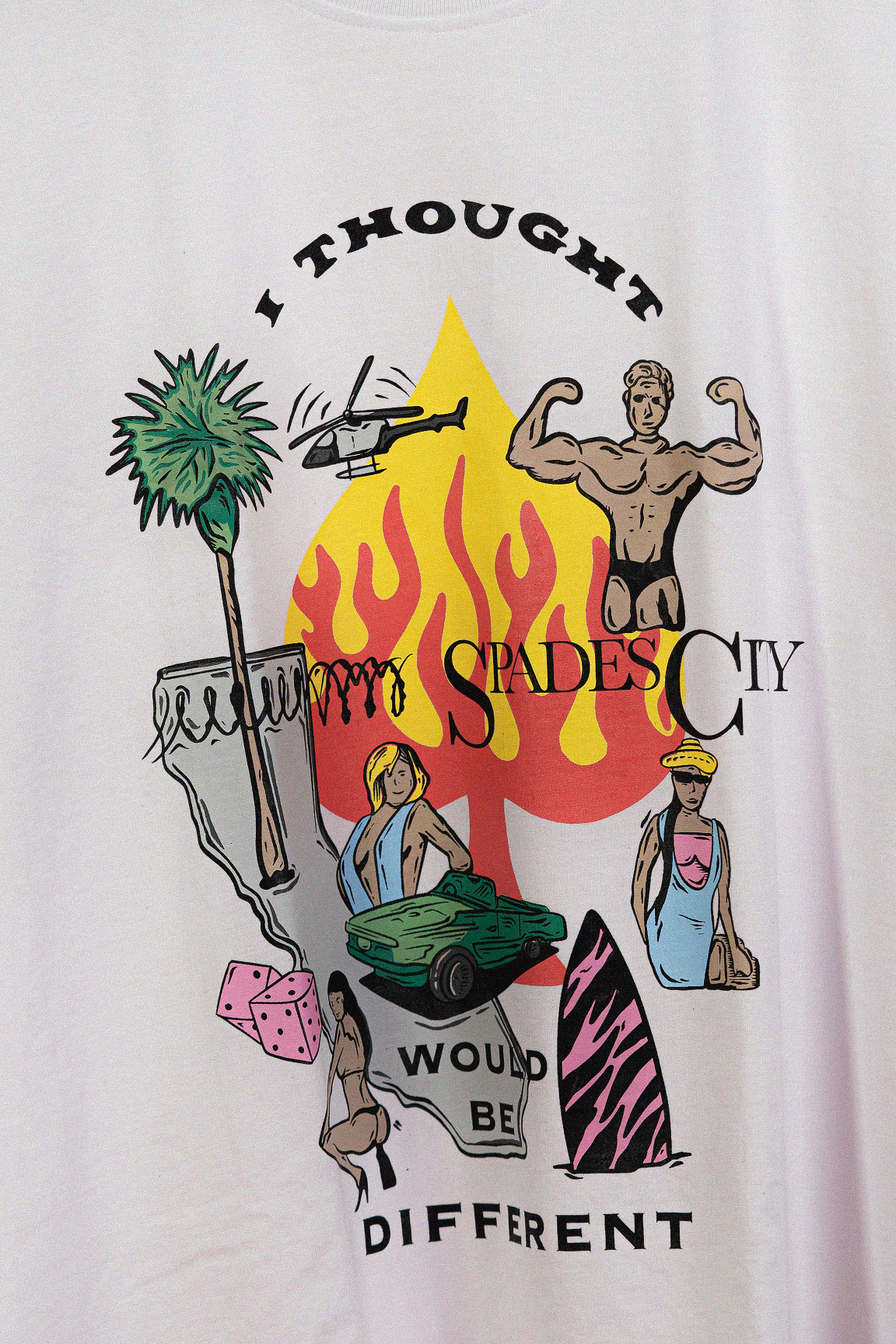 Spades - Spades City White in Box Tee SPADES