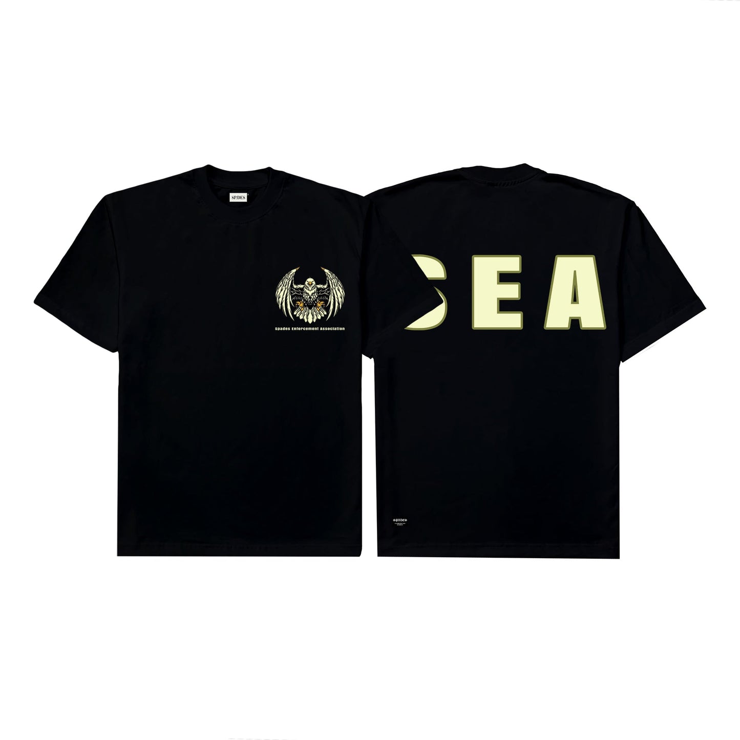 Spades Enforcement Association Black T-shirt SPADES