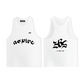 Aspire 365 Series 3 Running Singlet White ASPIRE