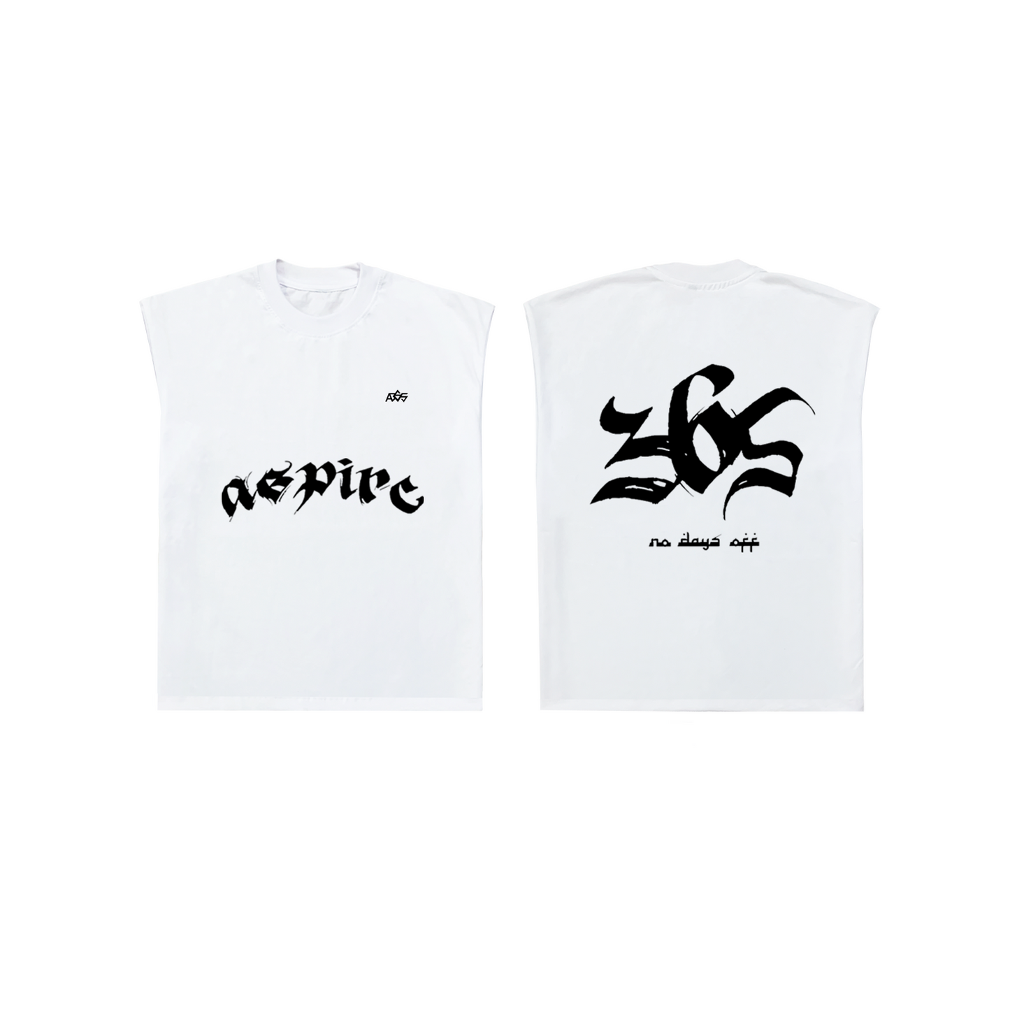 Aspire 365 Series 3 Boxy Tee Sleeveless White ASPIRE