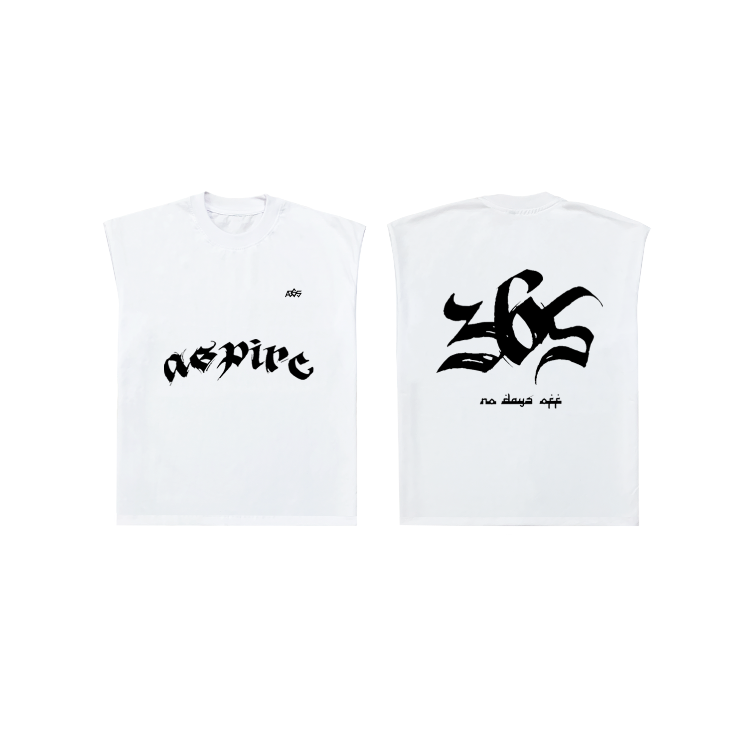 Aspire 365 Series 3 Boxy Tee Sleeveless White ASPIRE
