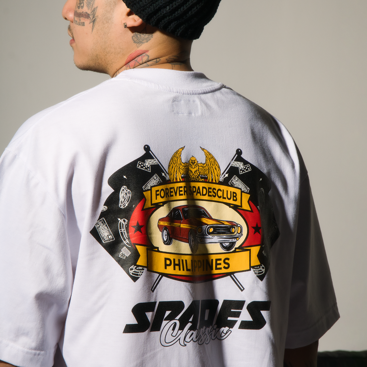 Forever Spades Club  White T-shirt SPADES