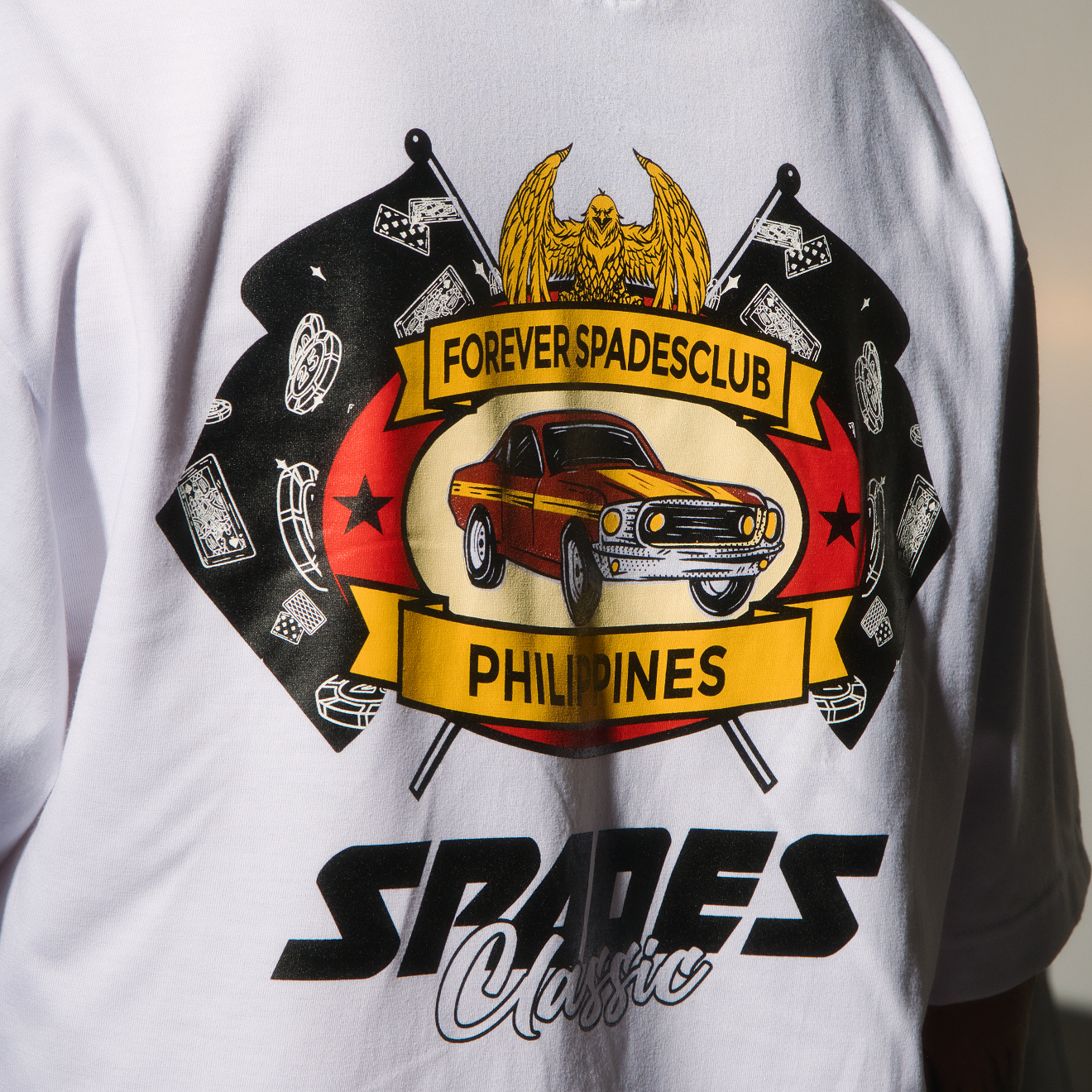 Forever Spades Club  White T-shirt SPADES