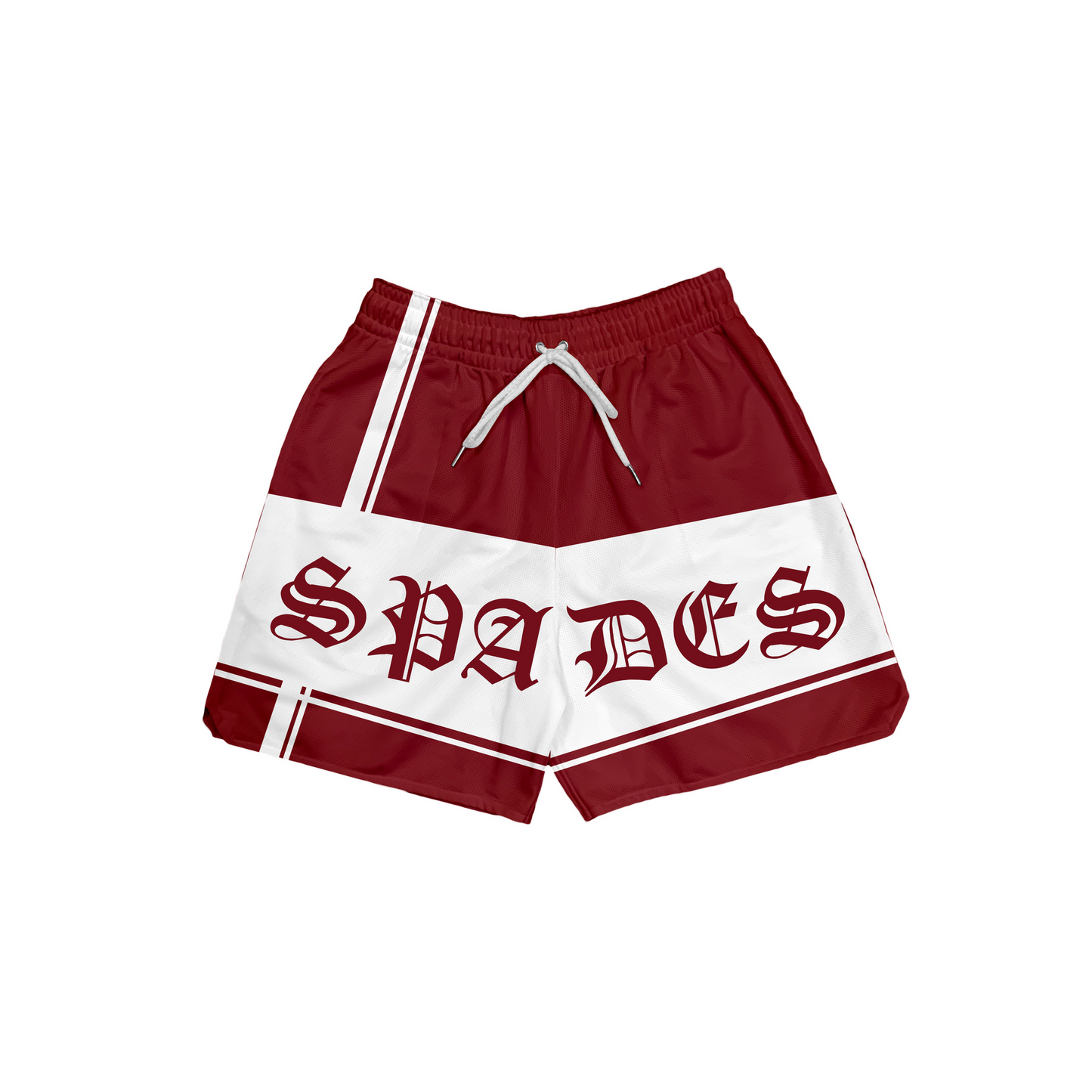 Spades Bound Mesh Shorts  Fade Red latest fashion SPADES