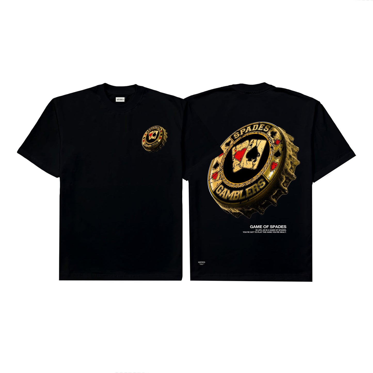 Spades Golden Cap Boxy Tee Black SPADES