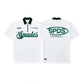 French Terry Quarter Zip Polo Box Tee Winning Formula White SPADES