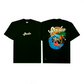 Spades Skeleton Surf Puff Moss Green T-shirt SPADES