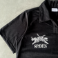 Velcro Apex  Polo Boxy Crop Black SPADES