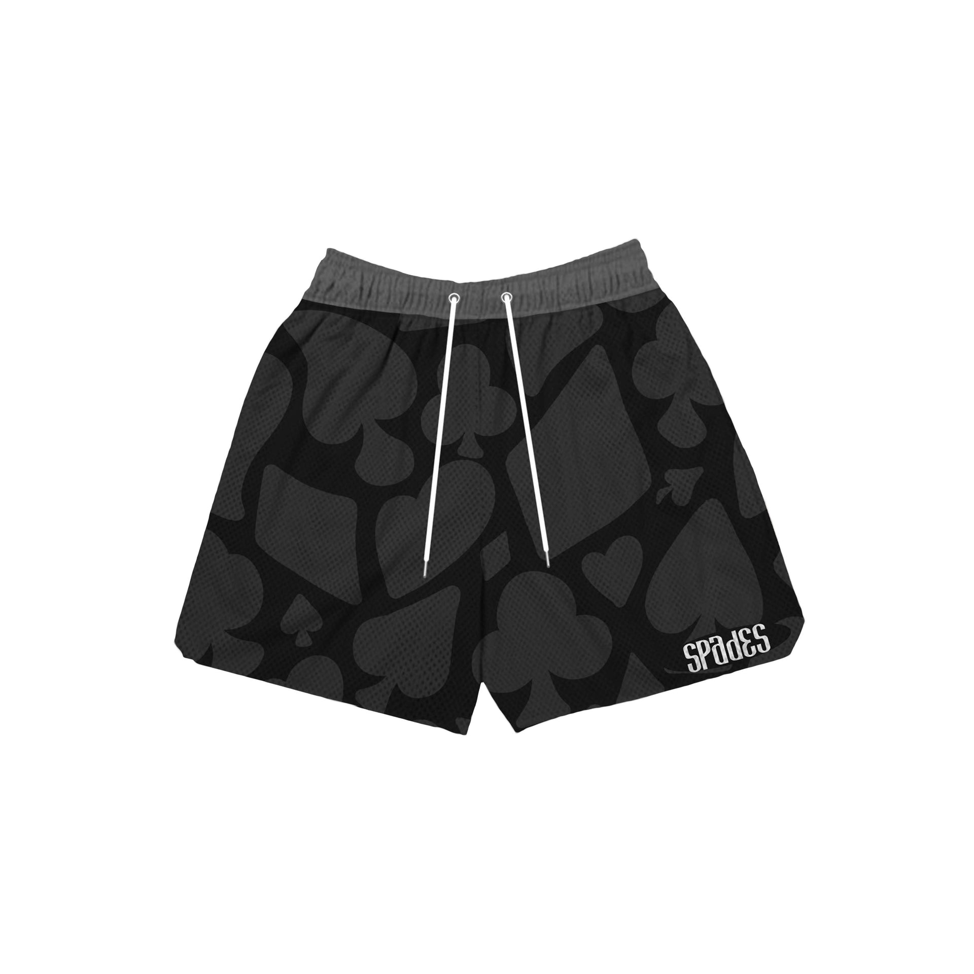 Spades  Gamble All Deck Semi Step Mesh Shorts Dark SPADES