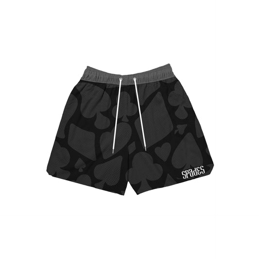 Spades  Gamble All Deck Semi Step Mesh Shorts Dark SPADES