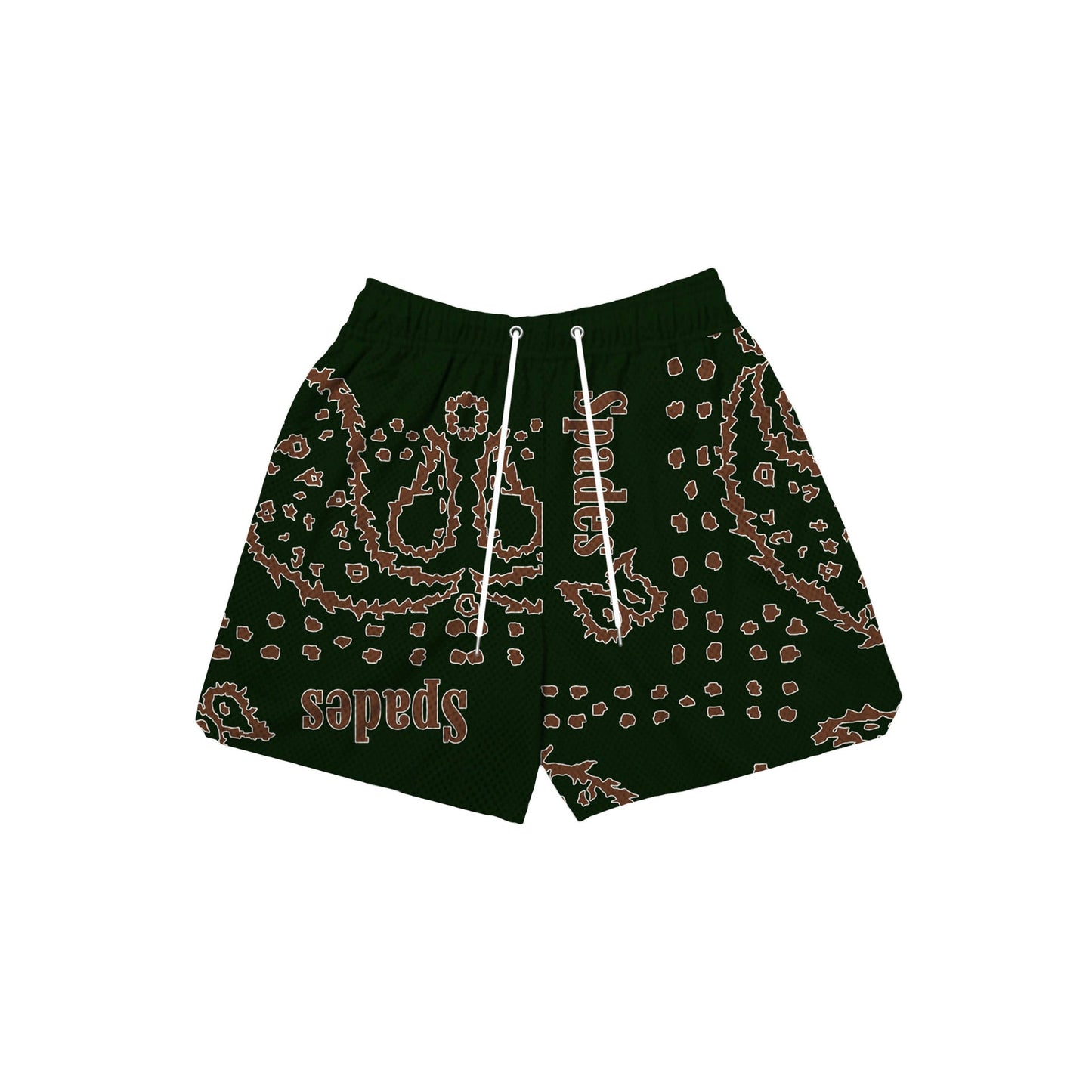 Spades  Bandana V2 Semi Step Mesh Shorts Green SPADES