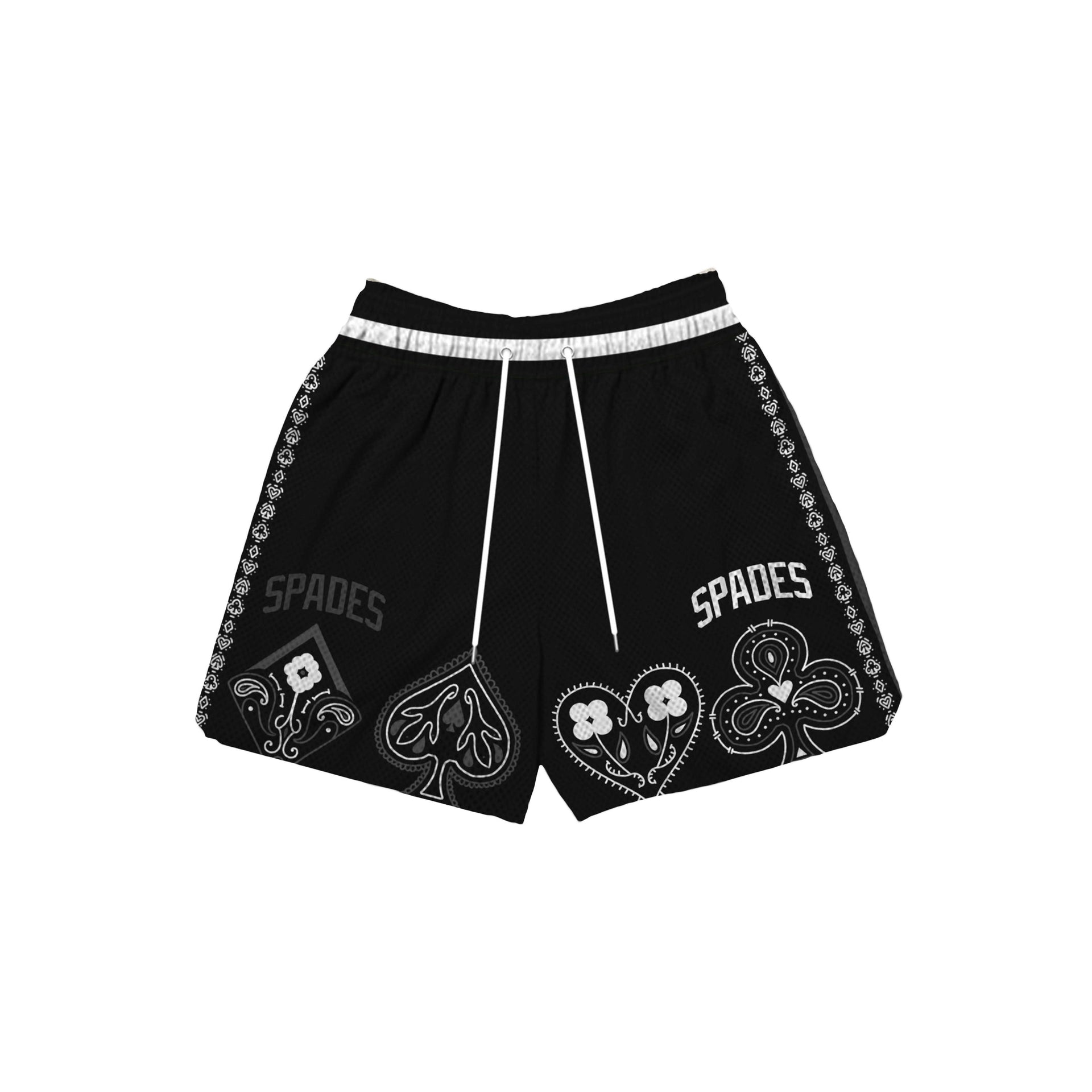 Spades  Gamble Well Played Semi Step Mesh Shorts SPADES