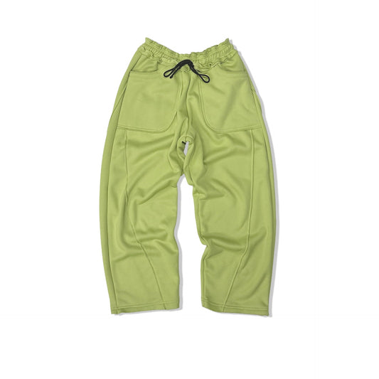 Spades Side Wide Raw Edge Avocado Pants SPADES